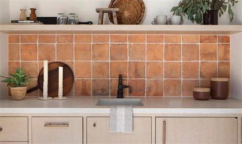 terra cotta backsplash