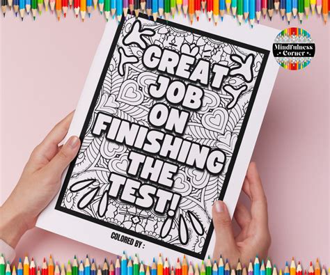 test coloring pages