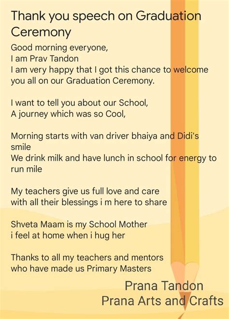 thank you speech for kids