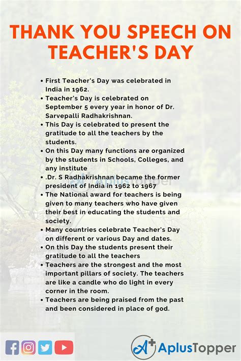 thank you speech for kids in english