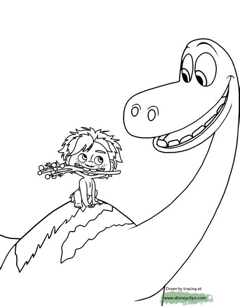 the good dinosaur coloring