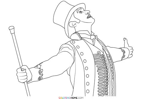 the greatest showman coloring pages