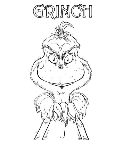 the grinch coloring page pdf