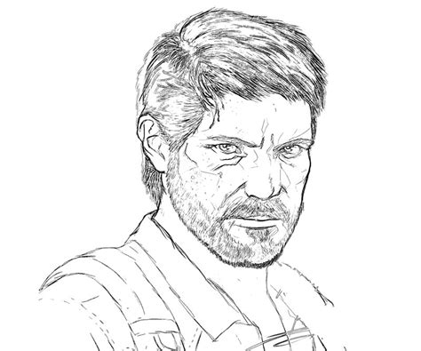 the last of us coloring pages