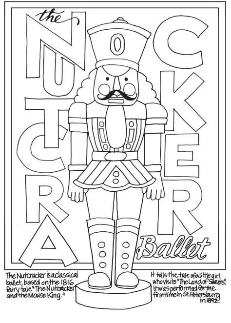 the nutcracker coloring pages