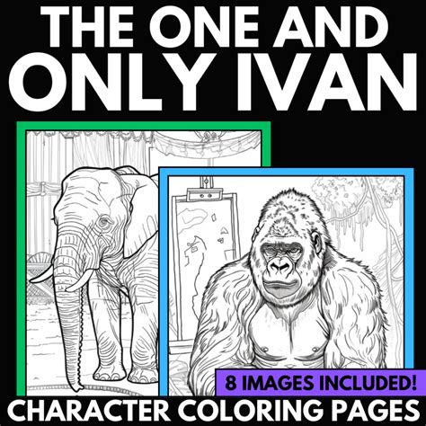 the one and only ivan coloring pages