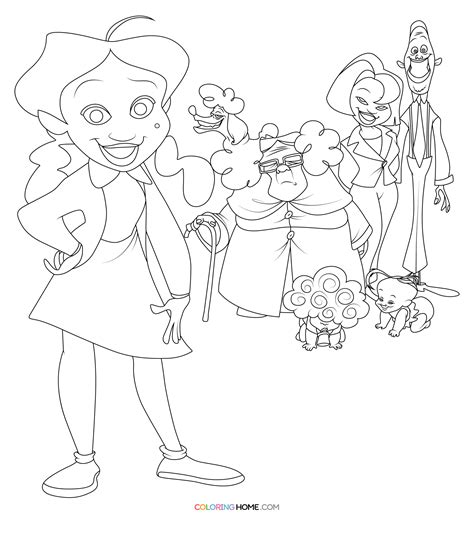 the proud family coloring pages