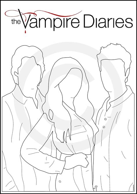 the vampire diaries coloring pages