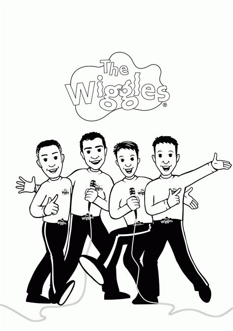 the wiggles coloring pages