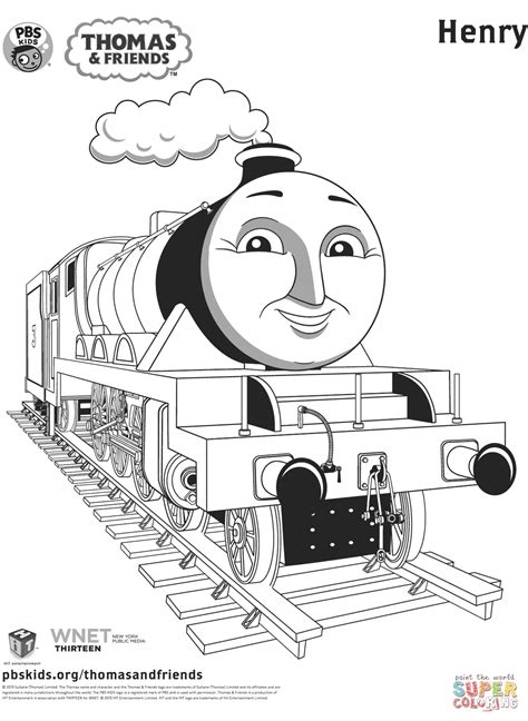 thomas and friends coloring pages henry