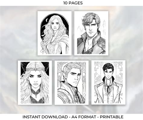throne of glass coloring book pdf