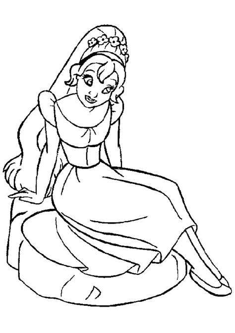 thumbelina coloring pages