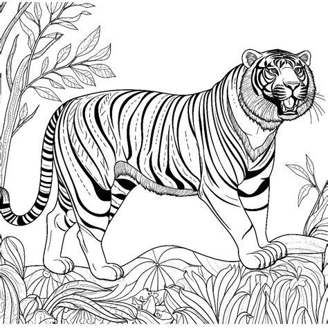 tiger coloring images