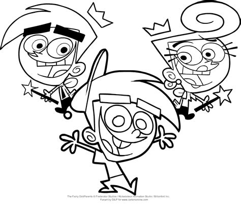 timmy turner coloring pages