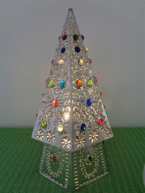 tin christmas tree