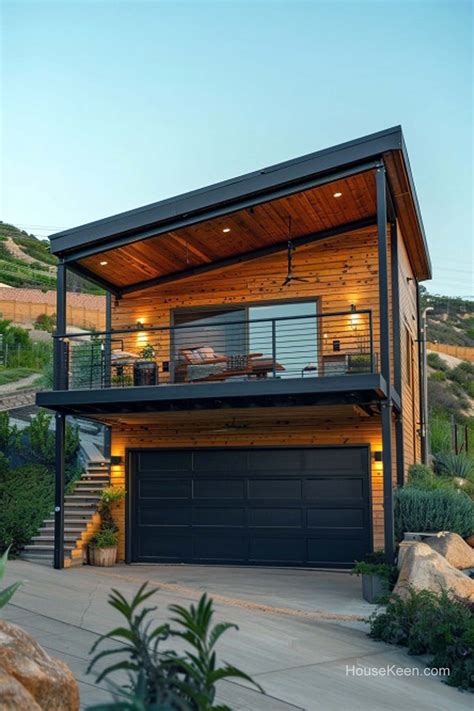 tiny house in garage