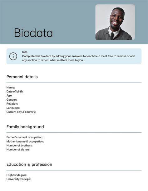 tips biodata