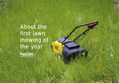 tips for first mow of the season