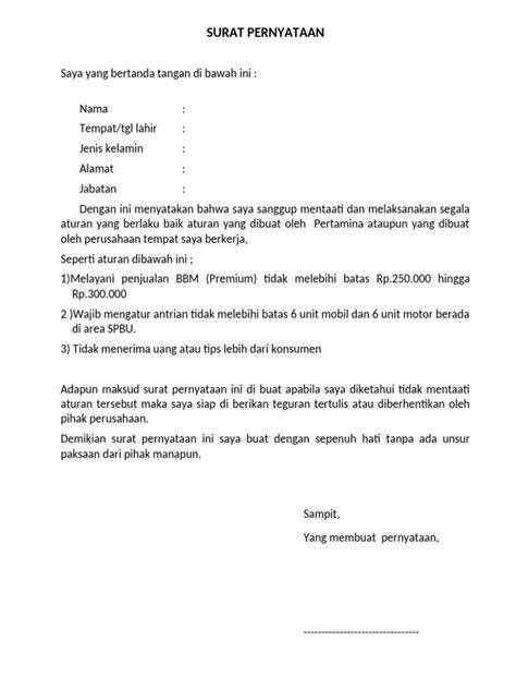 Tips Membuat Pernyataan