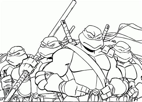 tmnt coloring pages