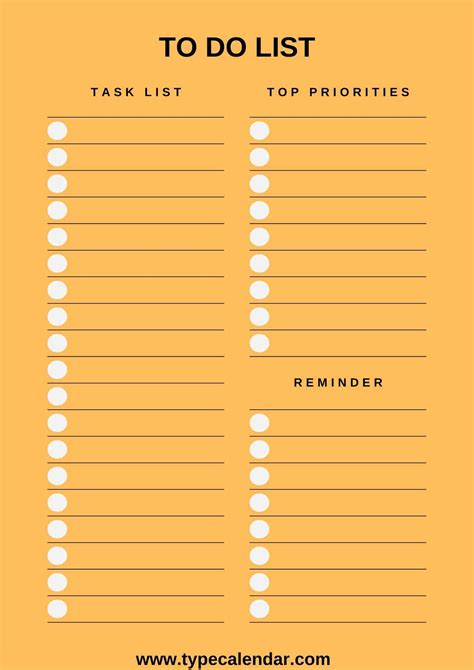 To-do list