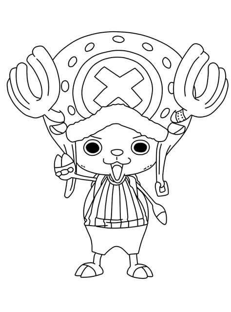tony tony chopper coloring pages