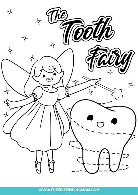 tooth fairy coloring pages