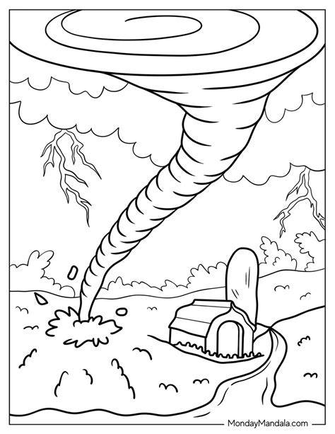 tornado coloring pages pdf
