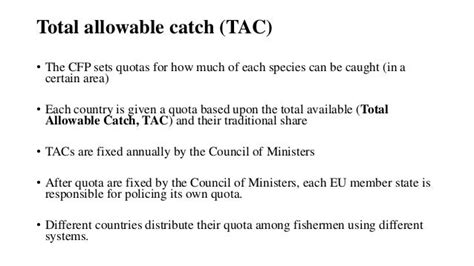 Total allowable catch