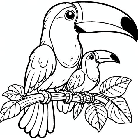 toucan coloring pages