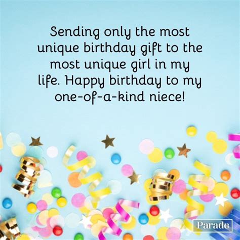 touching birthday message for niece funny