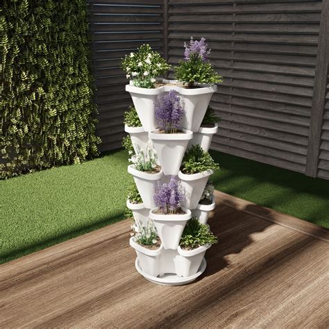 tower pots for plants