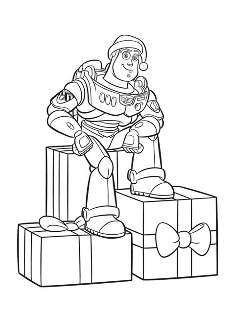 toy story christmas coloring pages