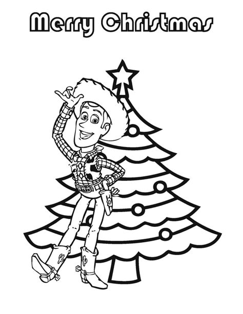 toy story christmas coloring pages