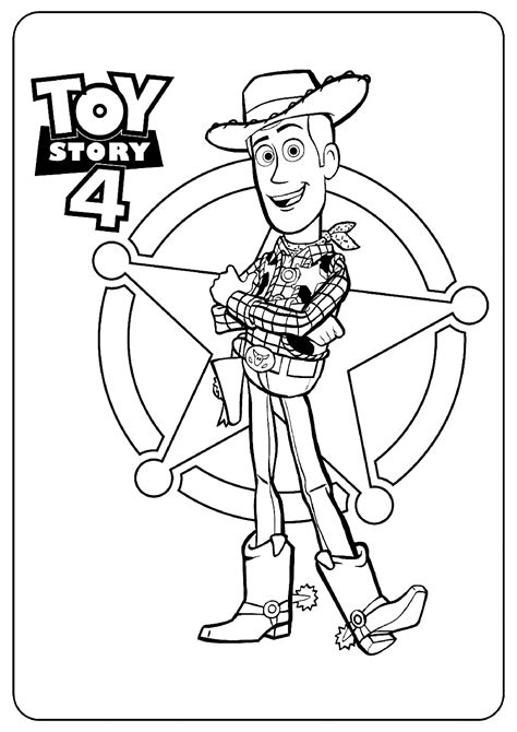 toy story woody coloring pages