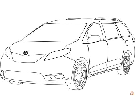 toyota coloring pages