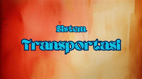 Transportasi