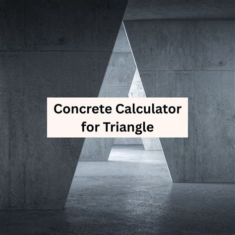 triangle concrete