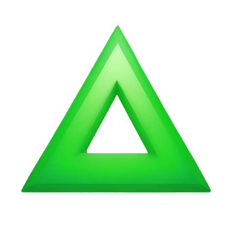 triangle green emoji
