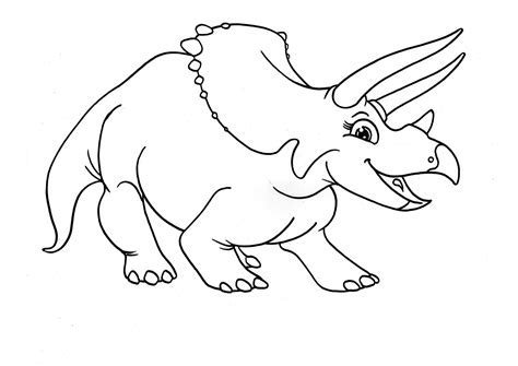 triceratops dinosaur coloring pages