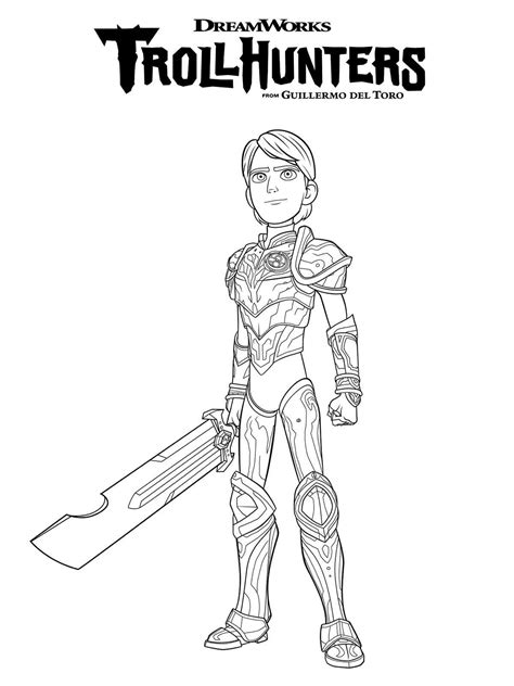 trollhunters coloring pages