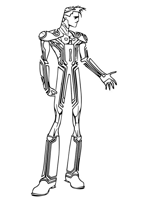 tron coloring pages