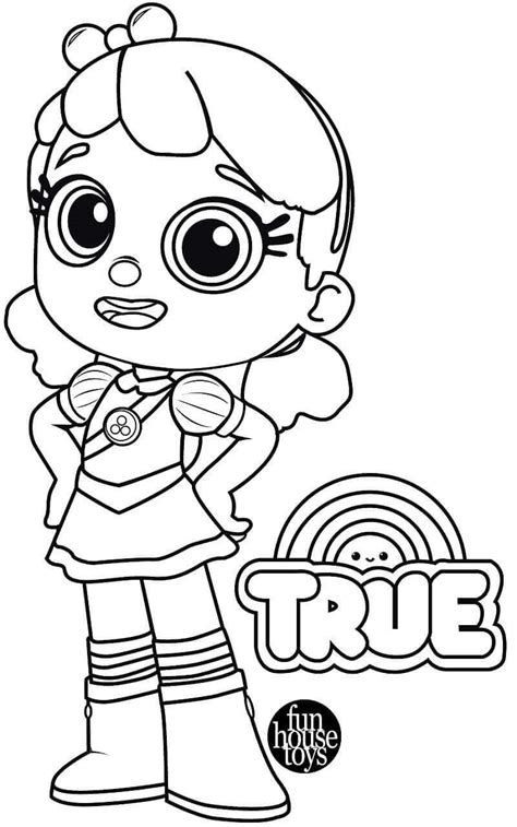 true coloring pages