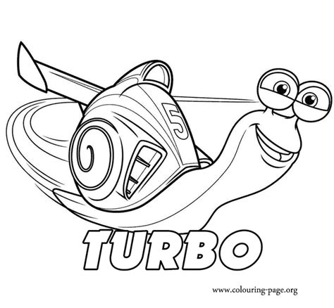 turbo coloring pages