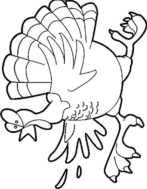 turkey coloring pages already colored