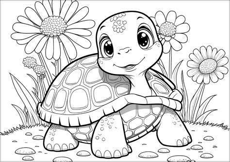 turtle colouring book