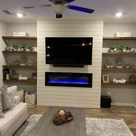 tv fireplace wall unit designs