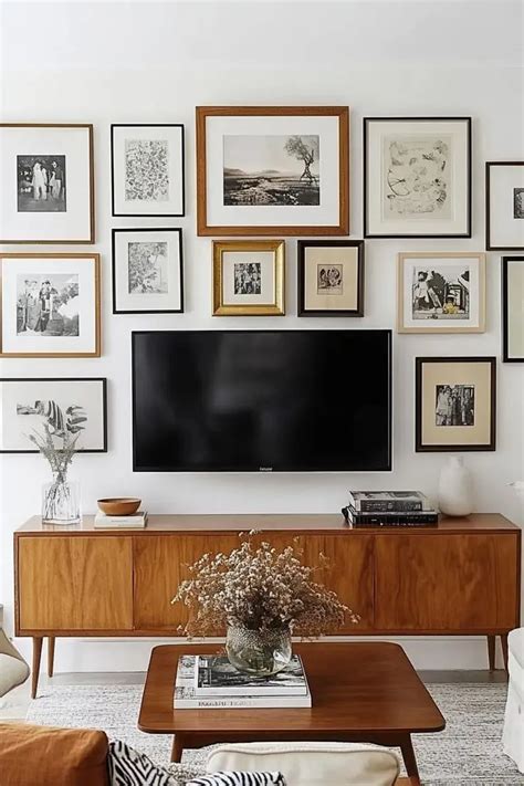tv gallery wall