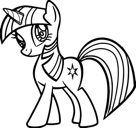 twilight my little pony coloring pages