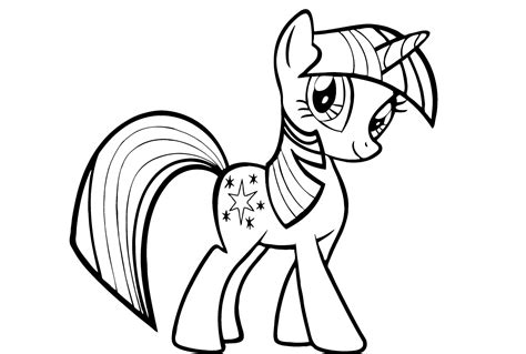 twilight sparkle colouring pages